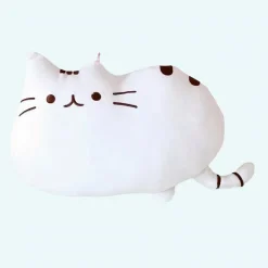 Peluche chat toute mignonne blanche