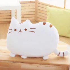 Peluche chat toute mignonne blanche