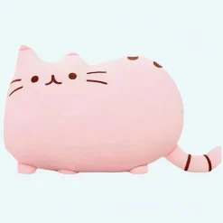 Peluche chat toute mignonne rose