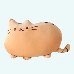 Peluche chat toute mignonne orange