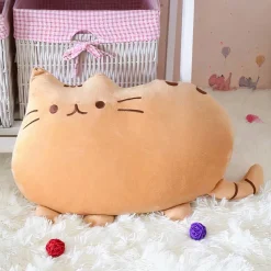Peluche chat toute mignonne orange