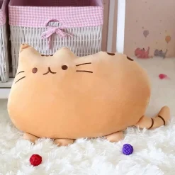 Peluche chat toute mignonne orange