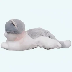 Peluche chaton gris