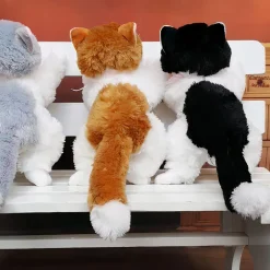 Peluche chaton gris