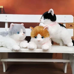 Peluche chaton gris