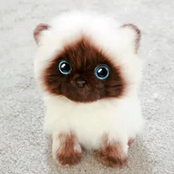 Peluche chaton siamois