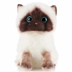 Peluche chaton siamois