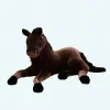 Peluche cheval marron adorable
