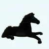 Peluche cheval noir