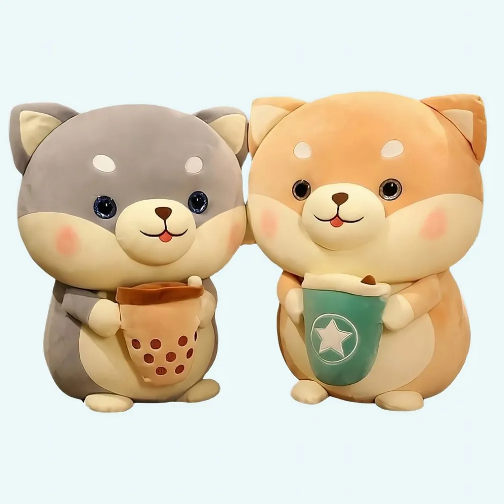 Peluche chien Bubble Tea