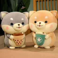 Peluche chien Bubble Tea