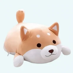 Peluche chien kawaii marron