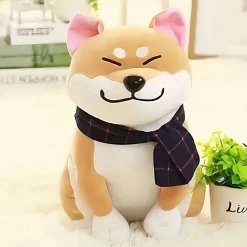 Peluche chien marron trop mignonne