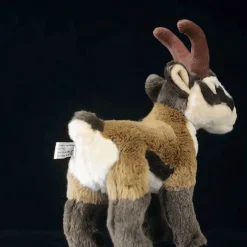 Peluche chèvre de montagne rayé