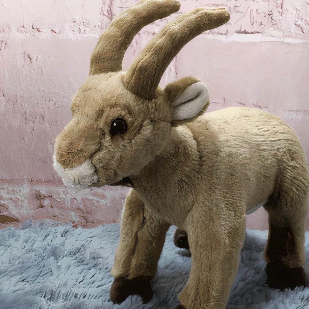Peluche chèvre de montagne