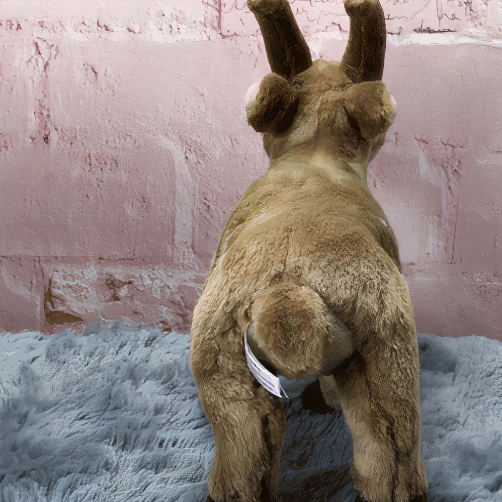 Peluche chèvre de montagne