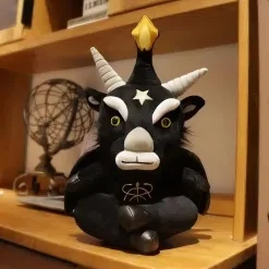 Peluche chèvre Style Rock gothique