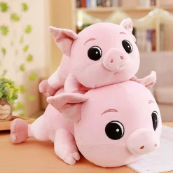 Peluche cochon câlin