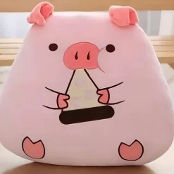 Peluche cochon gourmand