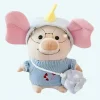 Peluche cochon habillé en éléphant