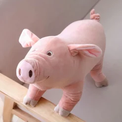 Peluche cochon joyeux