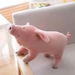 Peluche cochon joyeux