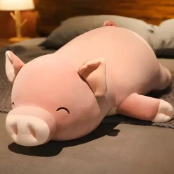 Peluche cochon joyeux