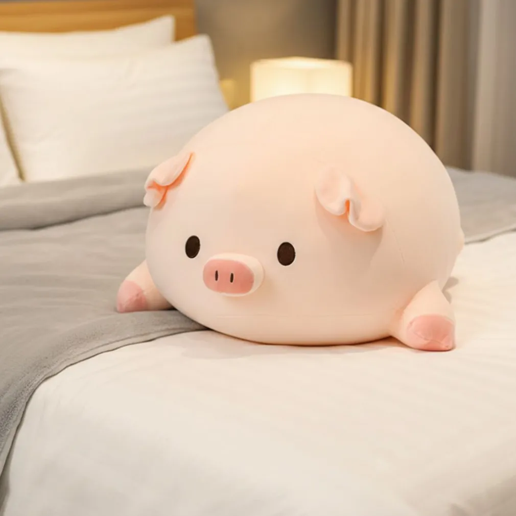 Peluche cochon rose joyeux