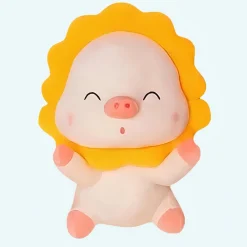 Peluche cochon tournesol