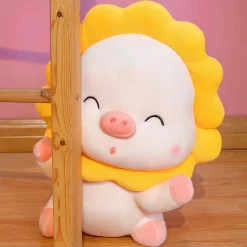 Peluche cochon tournesol