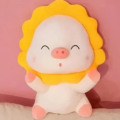 Peluche cochon tournesol