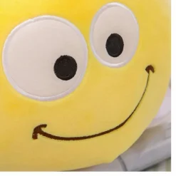 Peluche coussin abeille souriante
