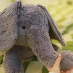 Peluche coussin éléphant géant