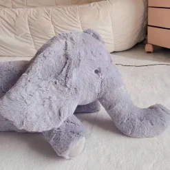 Peluche coussin éléphant géant