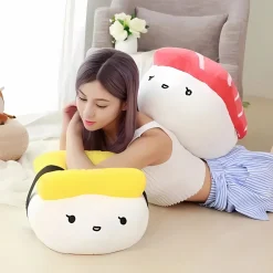 Peluche coussin sushi doux et mignon