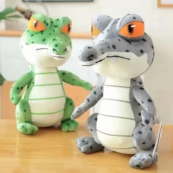 Peluche crocodile vert trop mignonne