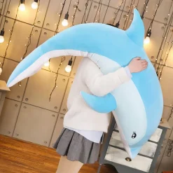 Peluche dauphin pour fille