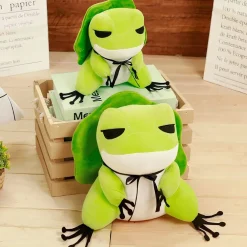 Peluche de grenouille avec chapeau