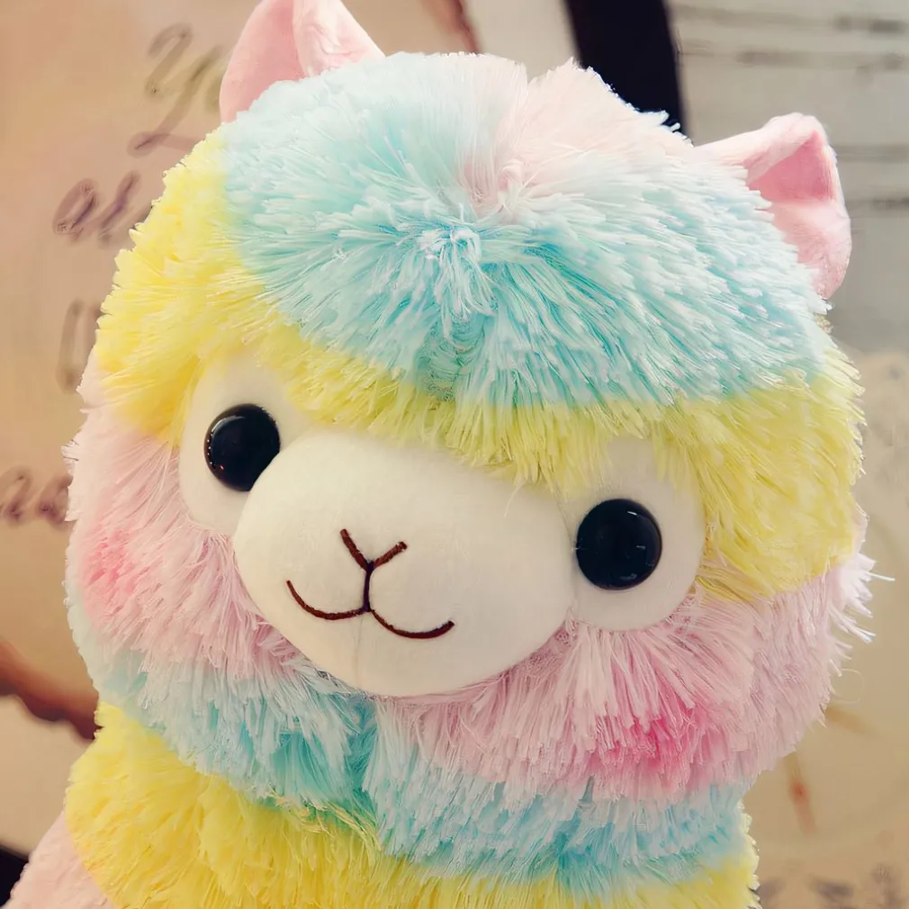 Peluche de lama multicolore