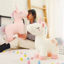 Peluche de licorne toute douce pour enfants