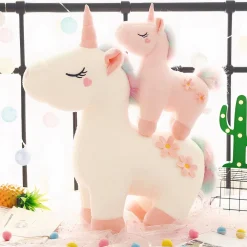 Peluche de licorne toute douce pour enfants