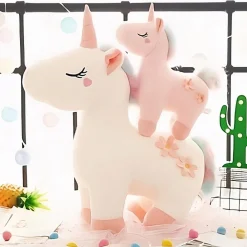 Peluche de licorne toute douce pour enfants