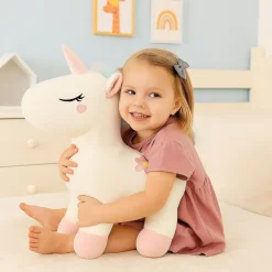 Peluche de licorne toute douce pour enfants