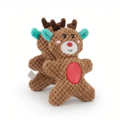 Peluche de noël cerf en pain d’épice
