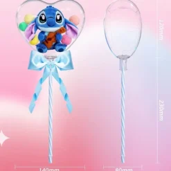 Peluche de Saint-Valentin Stitch dans son écrin en cœur