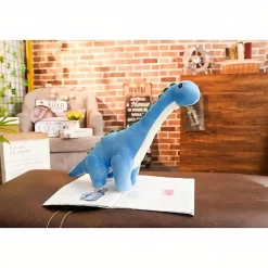 Peluche dinosaure bleu