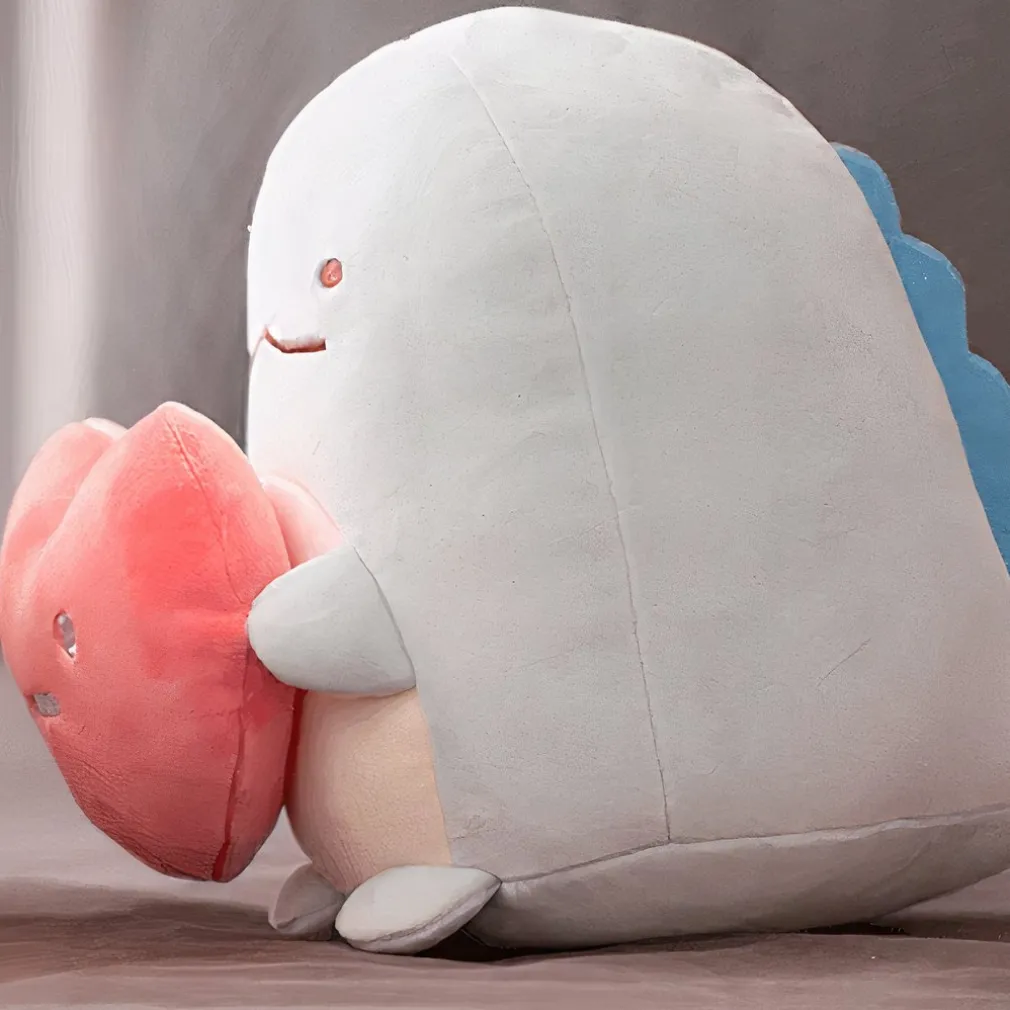 Peluche dinosaure cœur