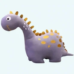 Peluche dinosaure rigolote violette