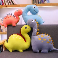 Peluche dinosaure rigolote violette