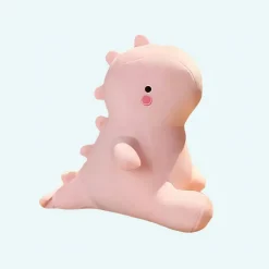 Peluche dinosaure trop mignonne rose
